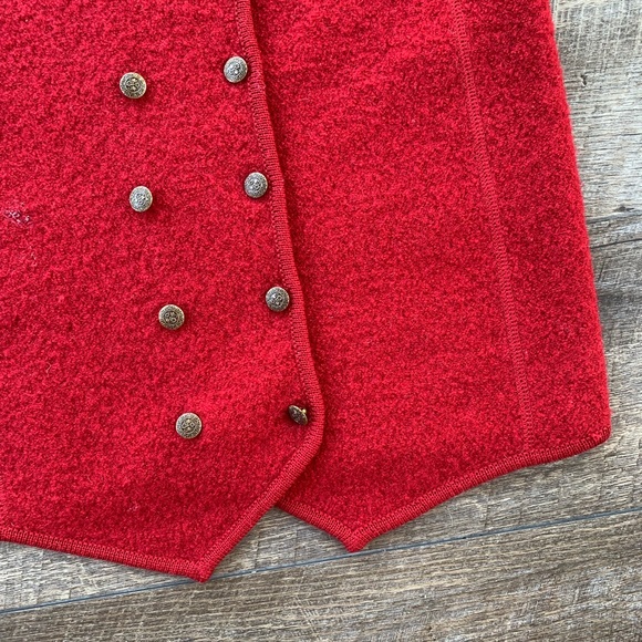 Vintage Ann Wi Red Vest - Picture 3 of 8